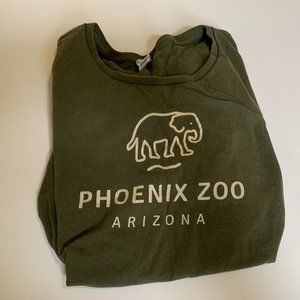 OLIVE GREEN "PHOENIX ZOO" T-SHIRT